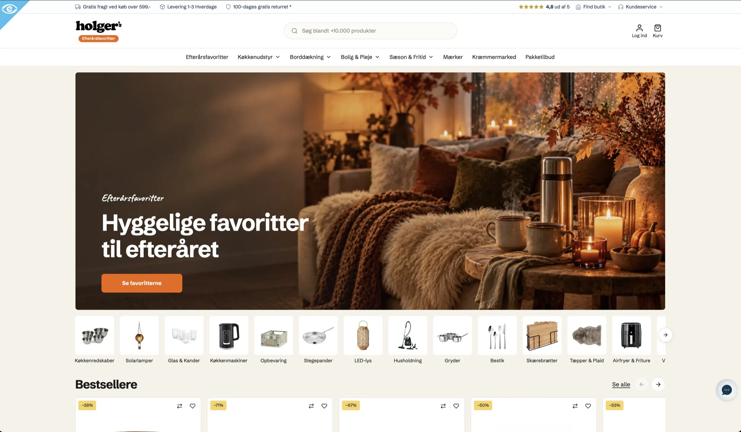 Hej Holger: Nyt tema og storefront